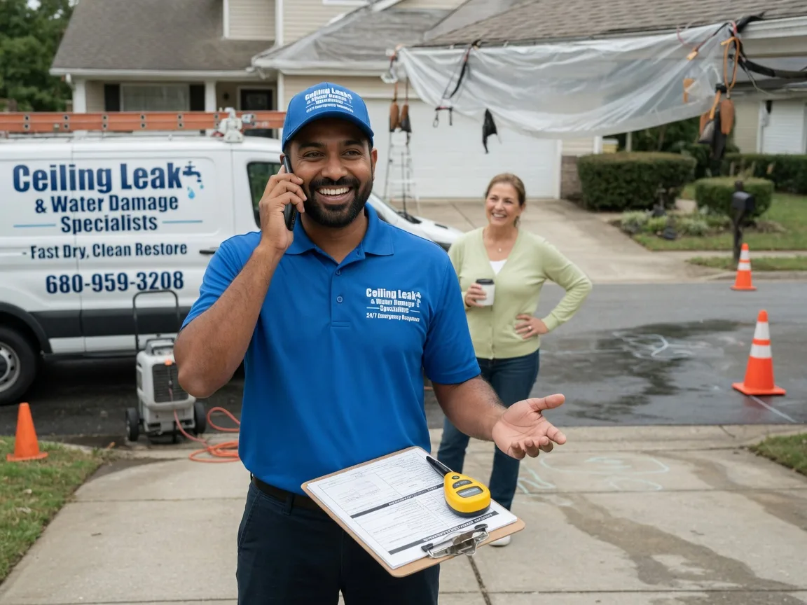 Ceiling Leak Cleanup Percival, IA FAQs